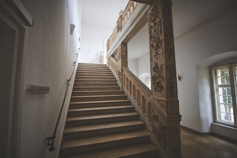 A Kassák Múzeum barokk lépcsőháza